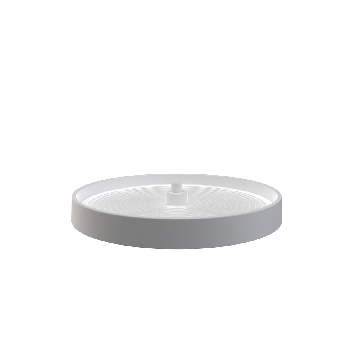 REV-A-SHELF LD-2061-BM Series Lazy Daisy Polymer Full Circle 1 Shelf Lazy Susan W/Bottom Mount Hardware For Corner Wall Cabinets