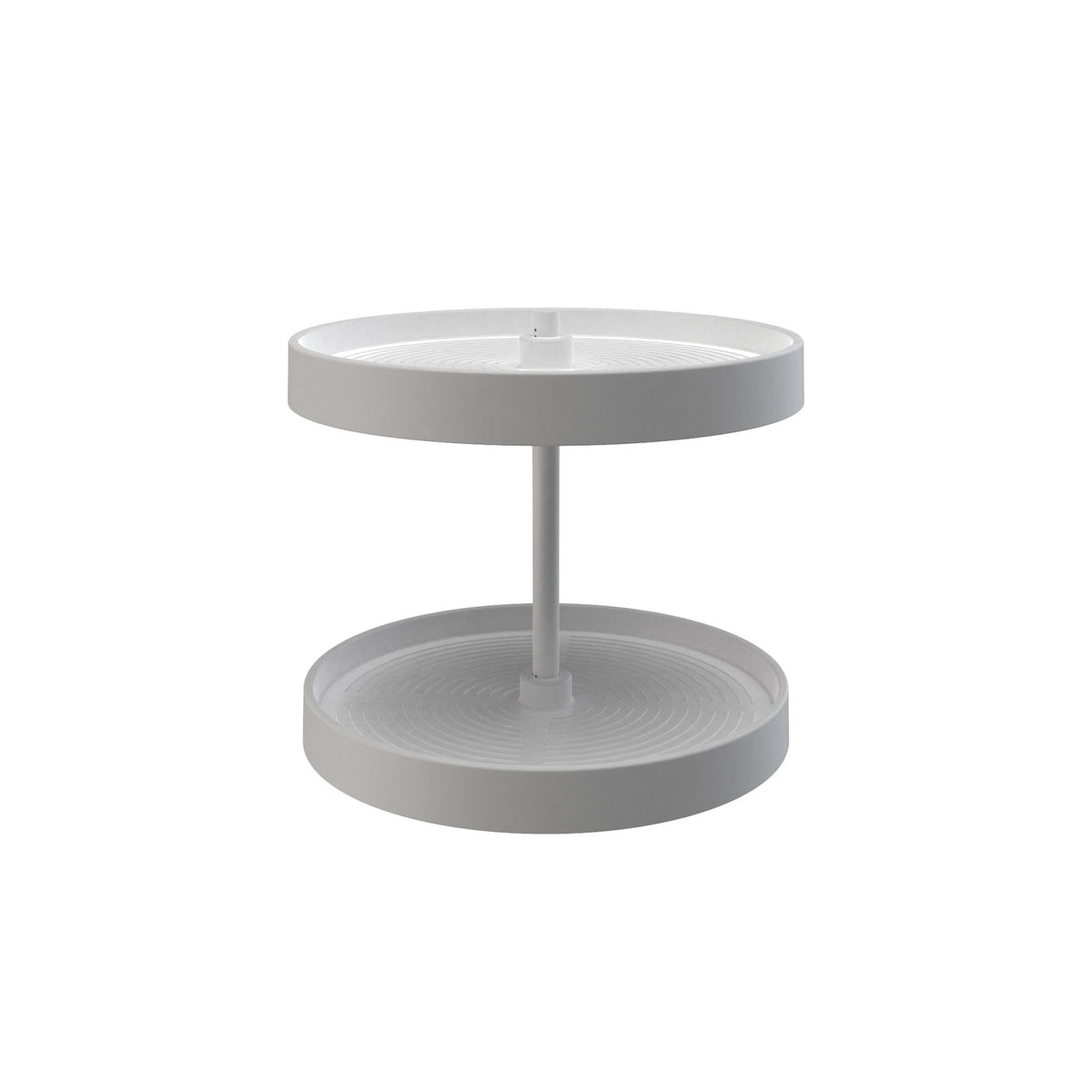 REV-A-SHELF LD-2062-BM Series Lazy Daisy Polymer Full Circle 2 Shelf Lazy Susan W/Bottom Mount Hardware For Corner Wall Cabinets