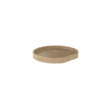 REV-A-SHELF LD-4BW-201SBS Series Banded Wood D Shaped Lazy Susan Shelf For Corner Base Cabinets W/ Swivel Bearing