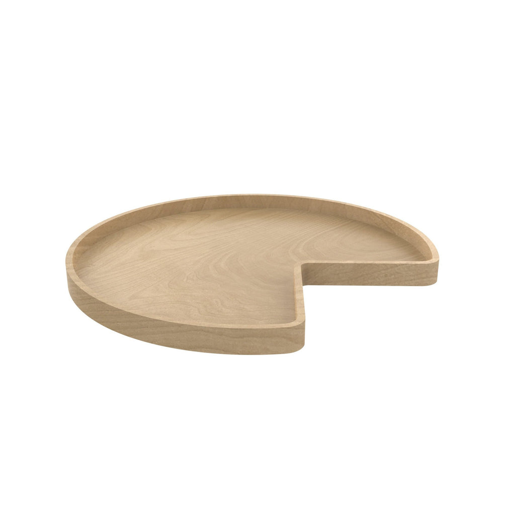 REV-A-SHELF LD-4BW-401 Series Banded Wood Full Kidney Shaped Lazy Susan For Corner Base Cabinets