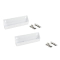 REV-A-SHELF LD-6572 Series Tip-Out Tray LD Deluxe w/ 2 Pair of 45 Degree Hinges for Sink Base