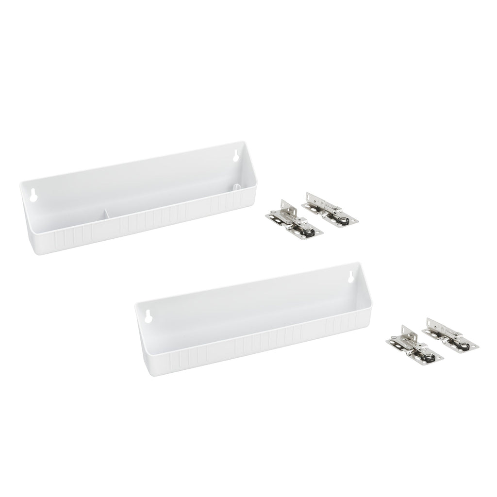 REV-A-SHELF LD-6572 Series Tip-Out Tray LD Deluxe w/ 2 Pair of 45 Degree Hinges for Sink Base