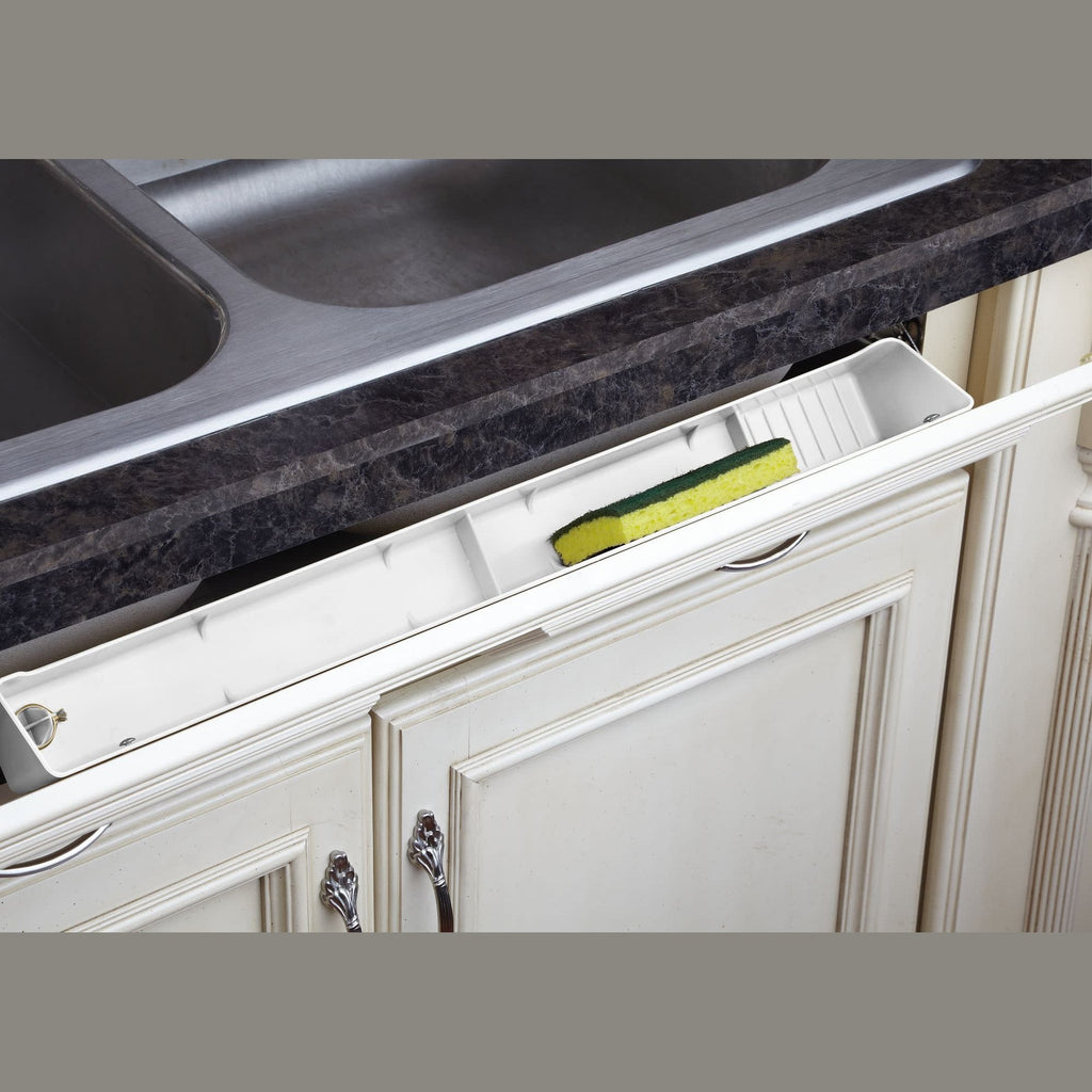 REV-A-SHELF LD-6591 Series Tip-Out Tray LD Deluxe w/ 2 Pair of 45 Degree Hinges for Sink Base