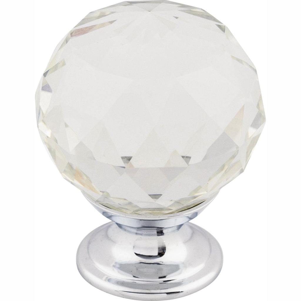 TOP KNOBS Clear Crystal Cabinet Knobs