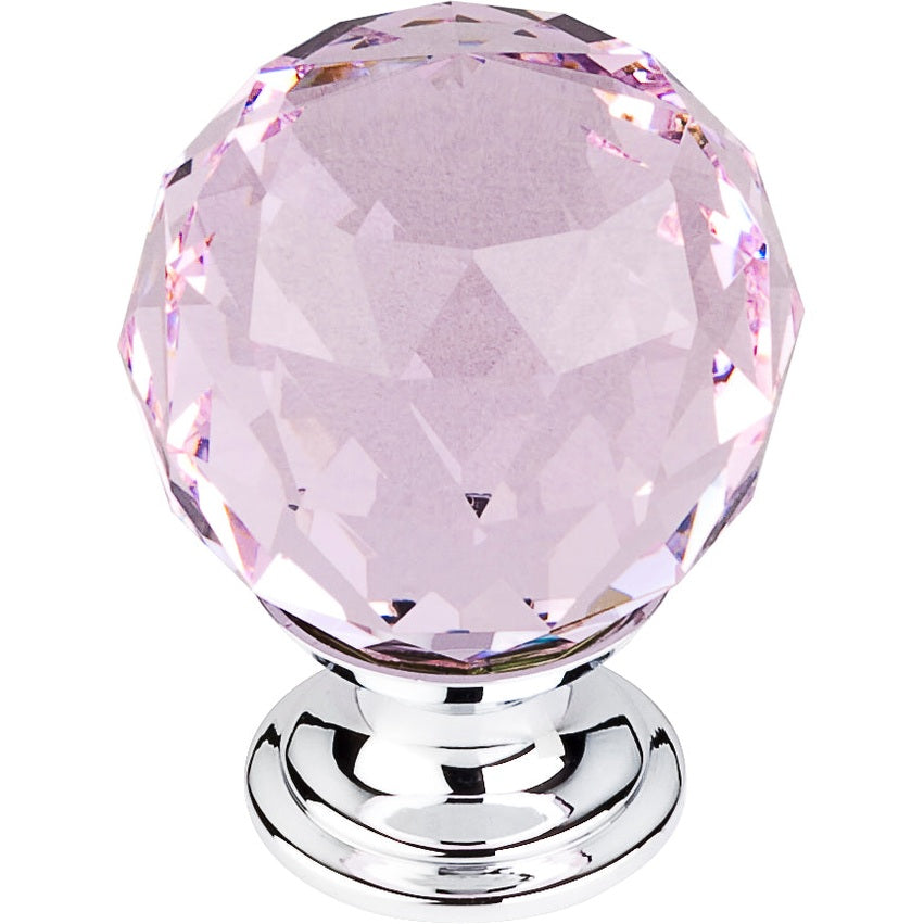 TOP KNOBS Pink Crystal Cabinet Knobs