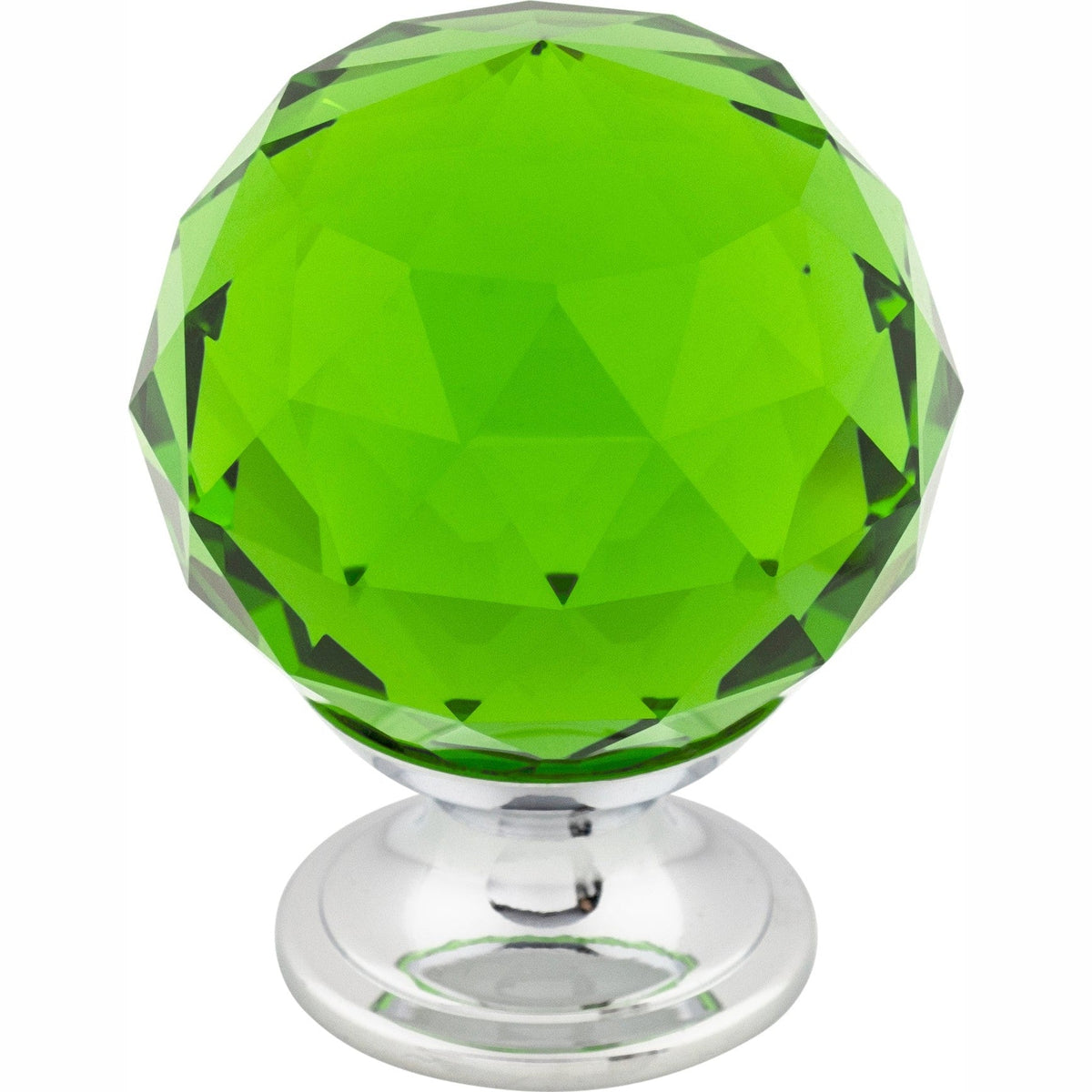 TOP KNOBS Green Crystal Cabinet Knobs