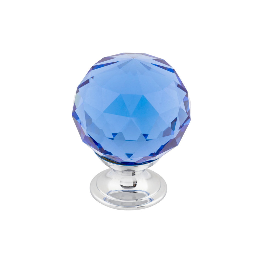 TOP KNOBS Blue Crystal Cabinet Knobs