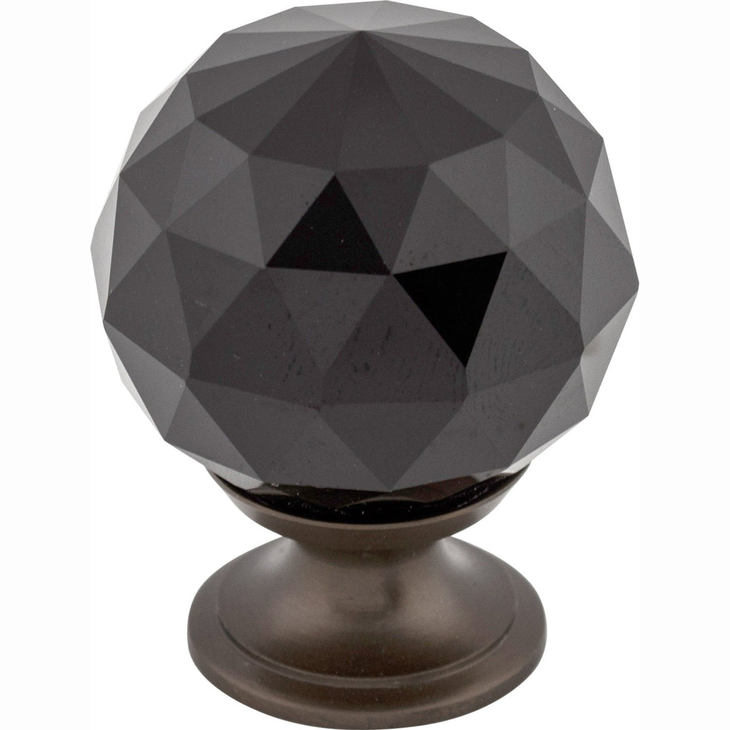 TOP KNOBS Black Crystal Cabinet Knobs