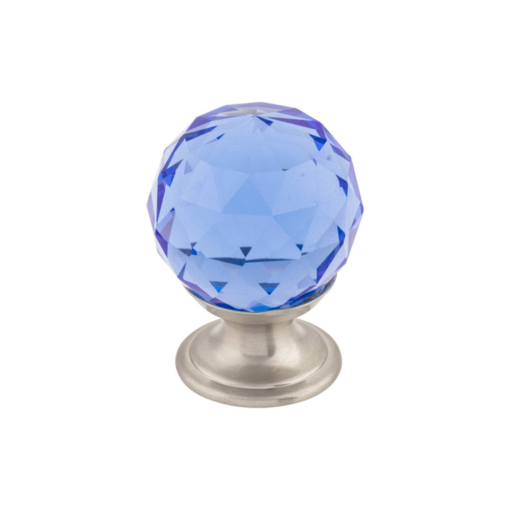TOP KNOBS Blue Crystal Cabinet Knobs