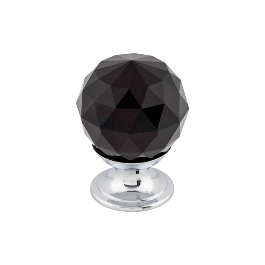 TOP KNOBS Black Crystal Cabinet Knobs