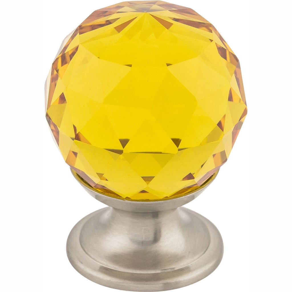 TOP KNOBS Amber Crystal Cabinet Knobs