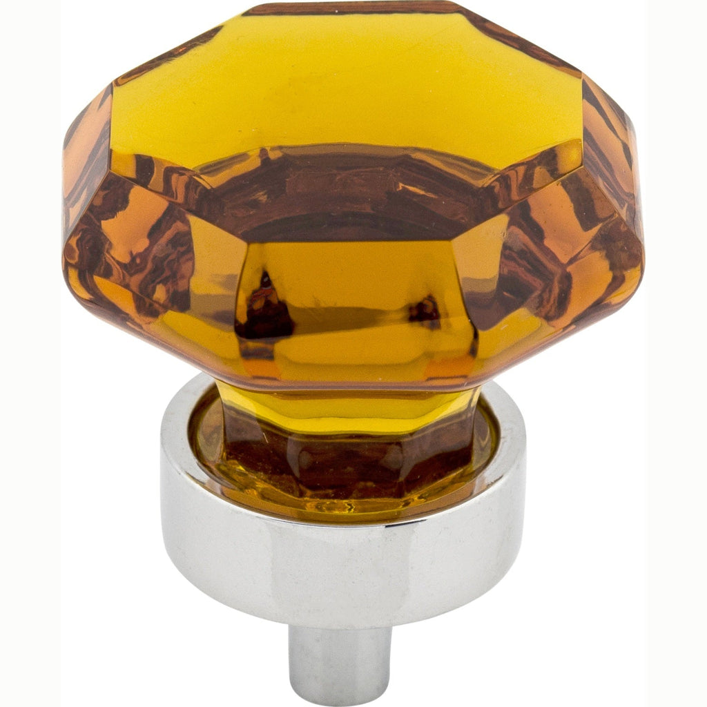 TOP KNOBS Wine Octagon Crystal Cabinet Knob