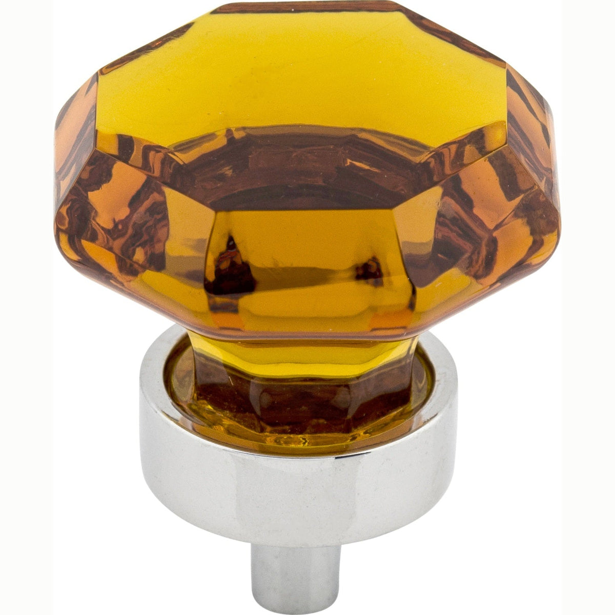 TOP KNOBS Wine Octagon Crystal Cabinet Knob