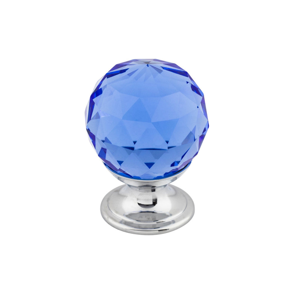 TOP KNOBS Blue Crystal Cabinet Knobs