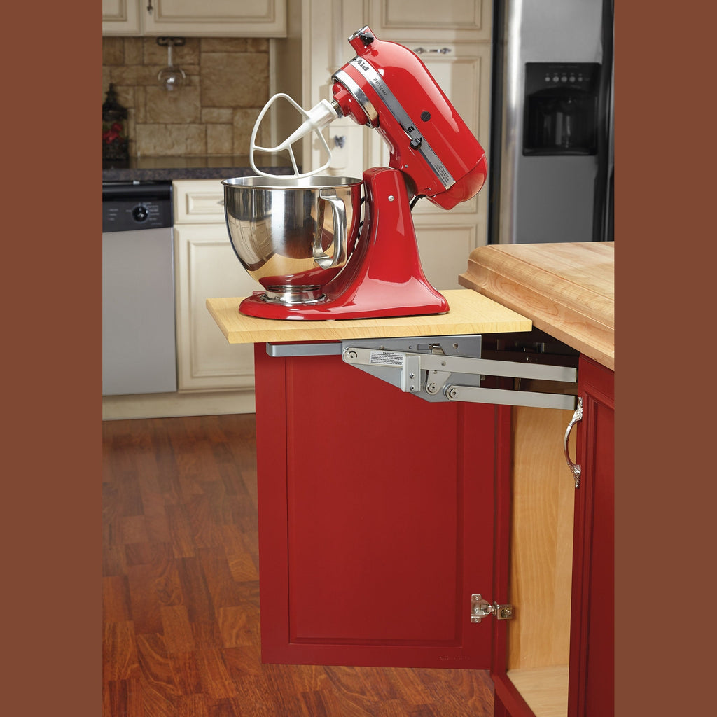 REV-A-SHELF RAS-MLSC Series Full-Height Base Cabinet Soft-Close Heavy Duty Mixer Lift