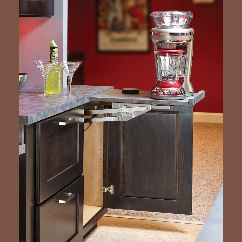 REV-A-SHELF RAS-MLSC Series Full-Height Base Cabinet Soft-Close Heavy Duty Mixer Lift