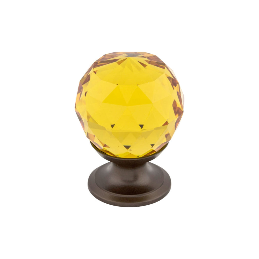 TOP KNOBS Amber Crystal Cabinet Knobs