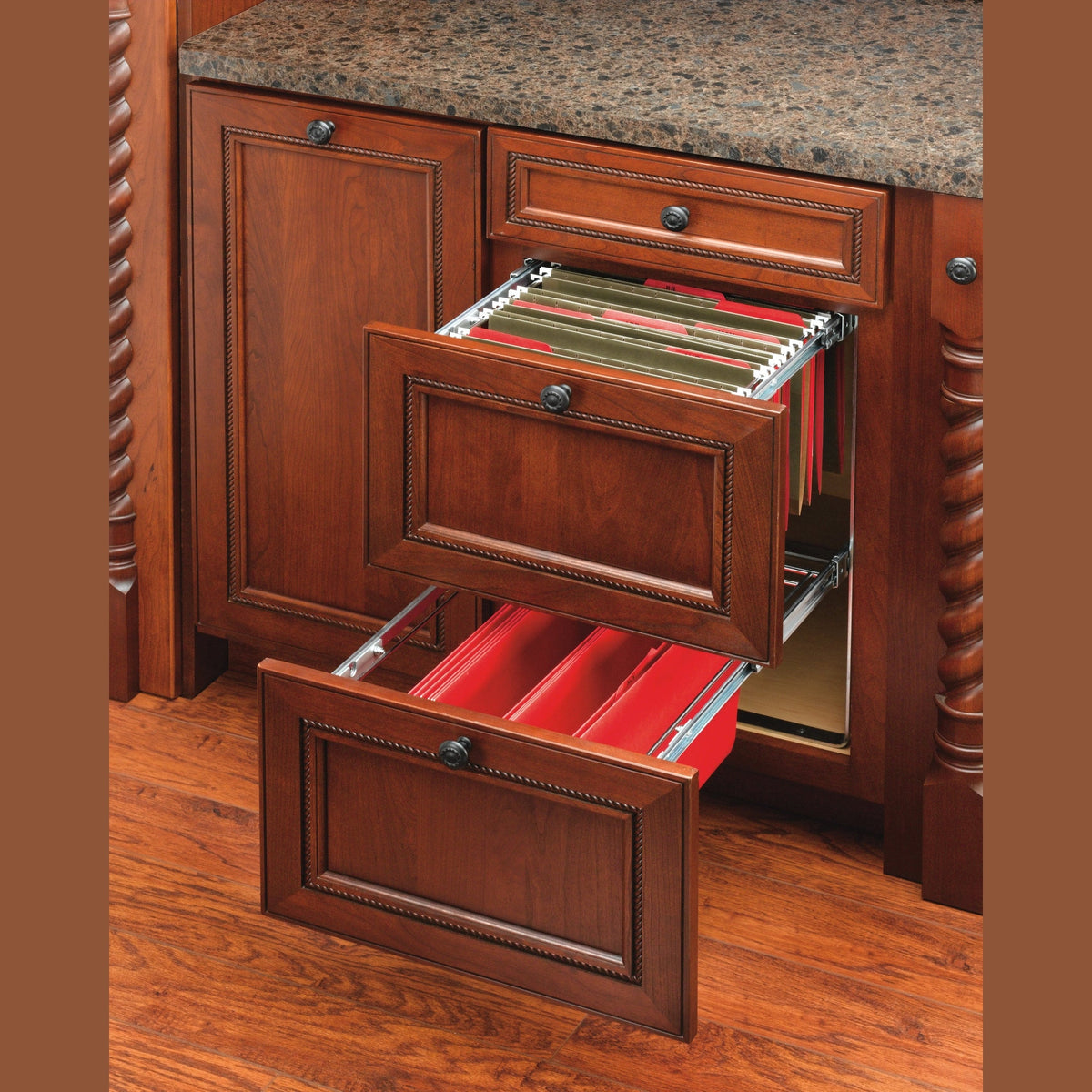 REV-A-SHELF RV-DM-FDKIT Door Mount Brackets for RAS-FD-KIT File Drawer System