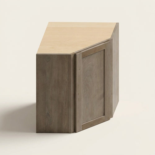 Seaport Driftwood Diagonal Corner Wall - 18w 30h 24d