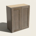 Seaport Driftwood Standard Wall Cabinet - 36w 30h 12d