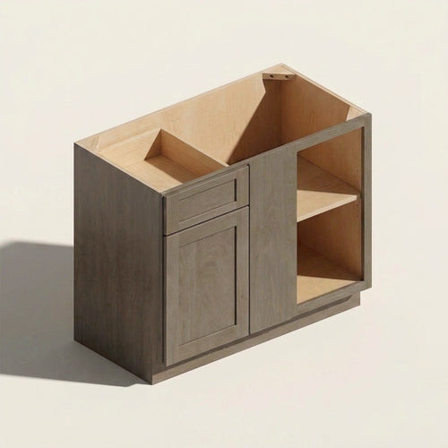 Seaport Driftwood Extended Blind Corner Base - 39w 34½h 24d
