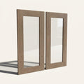 Seaport Driftwood Glass Cabinet Doors, 2ct - 11¾w 35½h