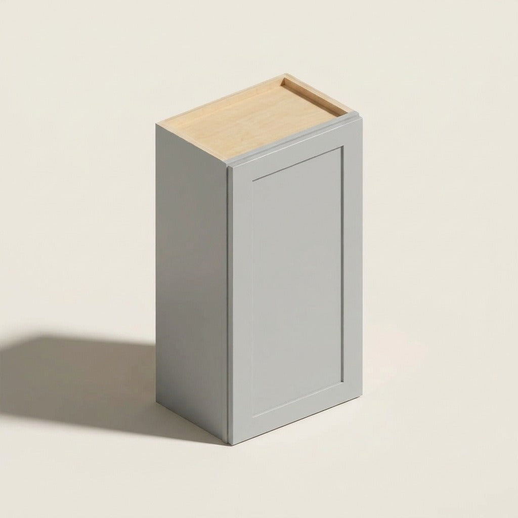 Seaport Light Gray Wall Cabinet - 18w 30h 12d