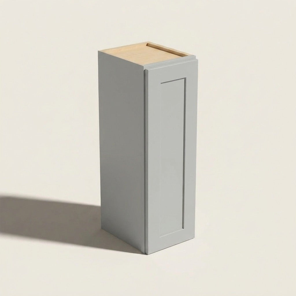 Seaport Light Gray Wall Cabinet - 12w 30h 12d