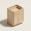Seaport Natural Double Door Base - 24w 34½h 24d