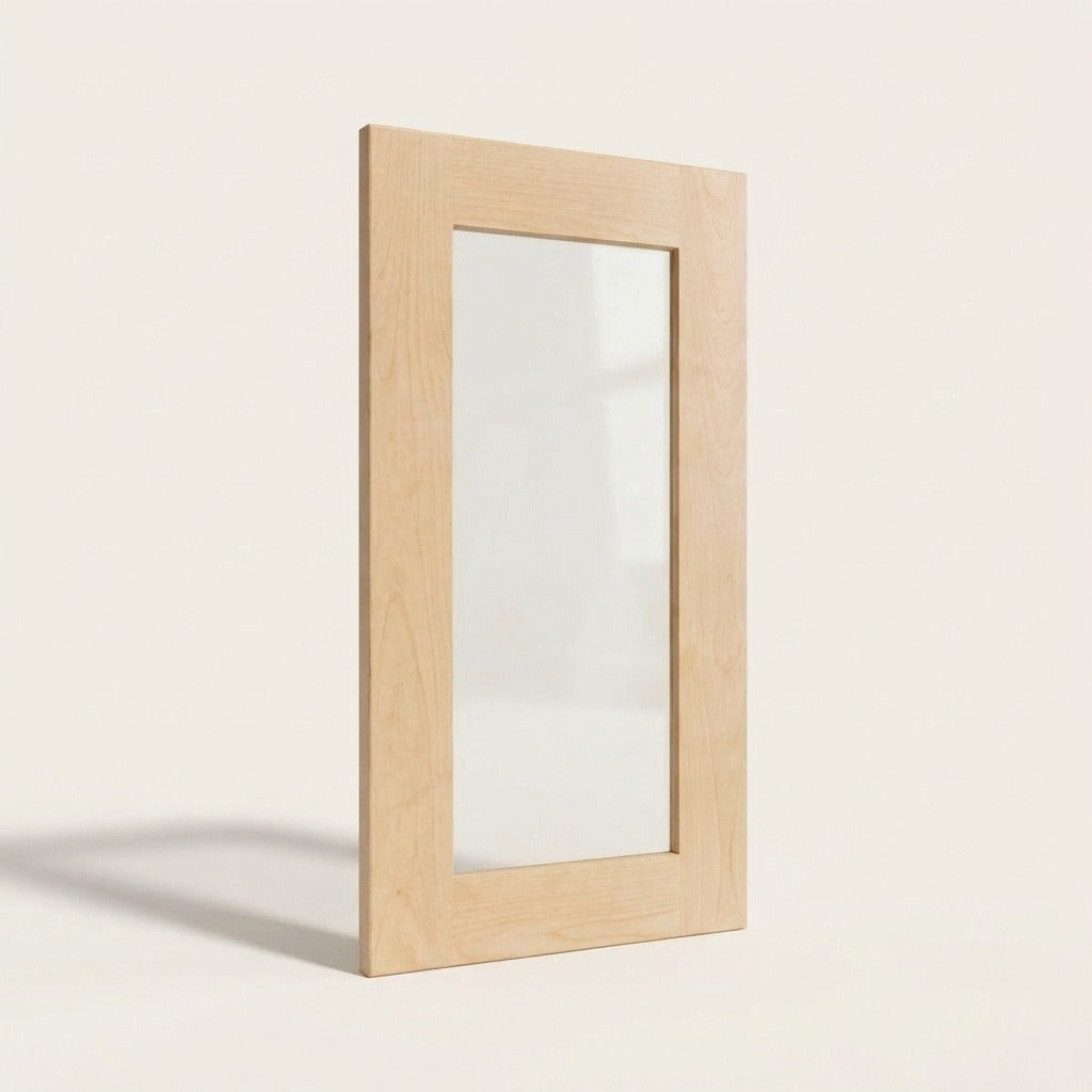Seaport Natural Glass Cabinet Door - 14½w 29½h