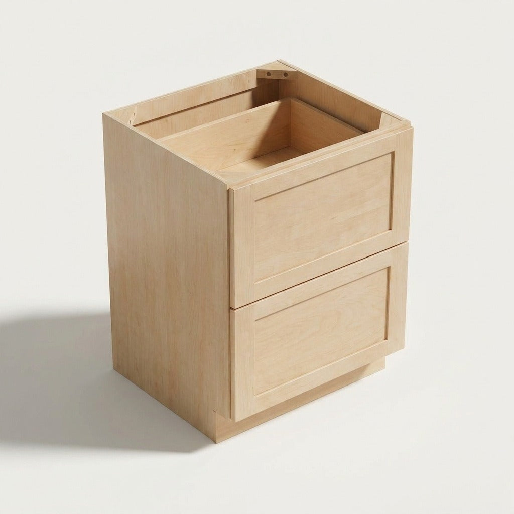 Seaport Natural 2-Drawer Base - 30w 34½h 24d