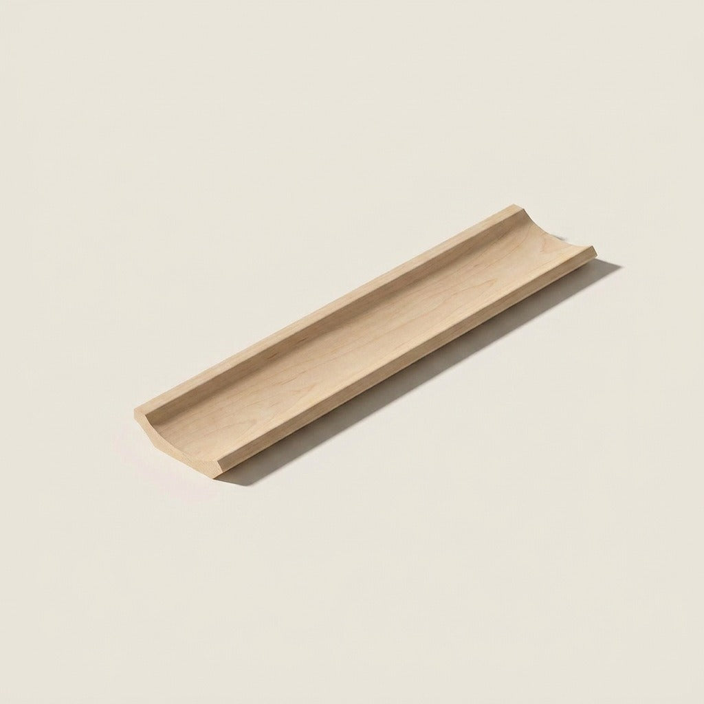 Seaport Natural Crown Molding - 96w 3⅞h ⅞d