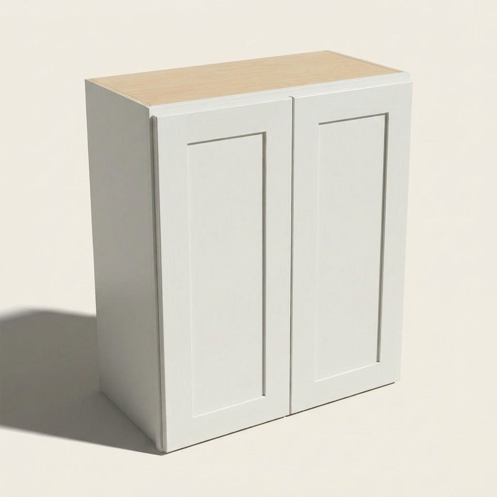 Seaport White Standard Wall Cabinet - 24w 30h 12d