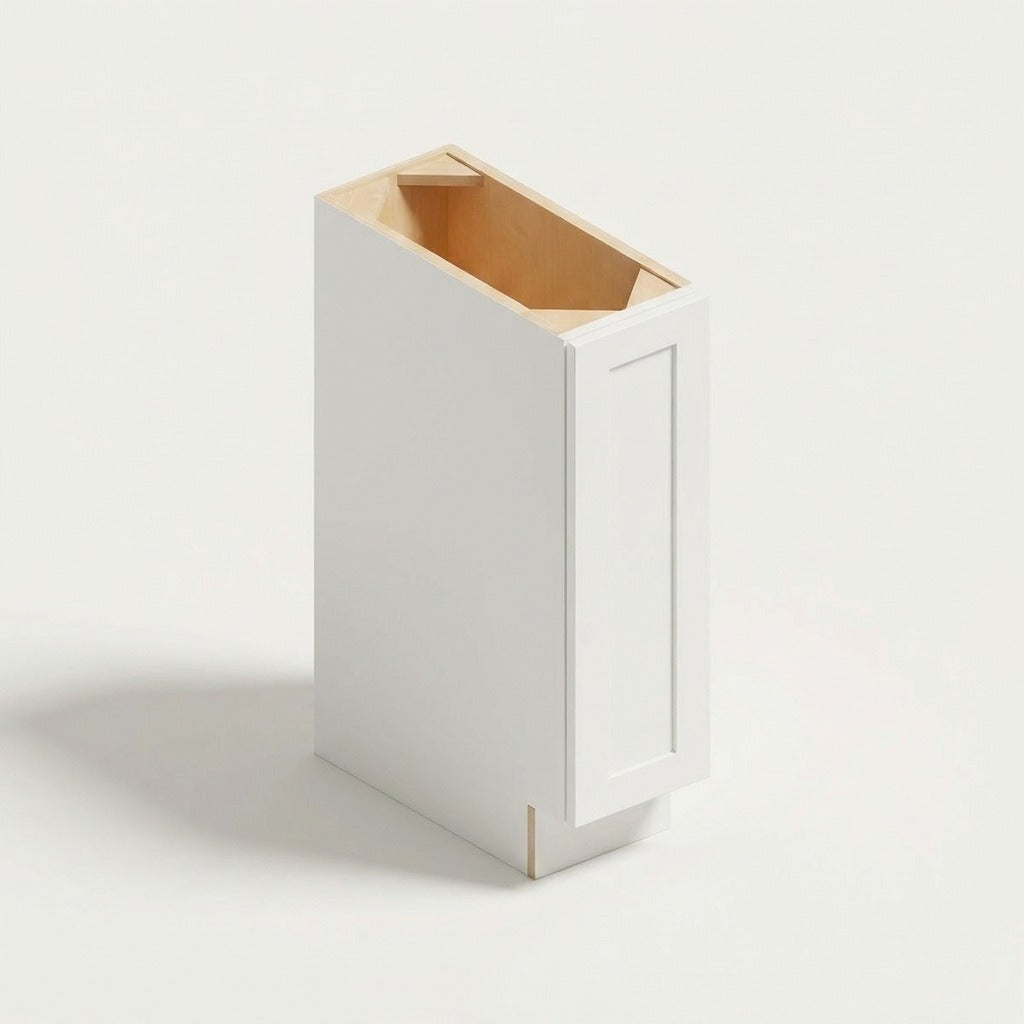 Seaport White Base Cabinet - 9w 34½h 24d