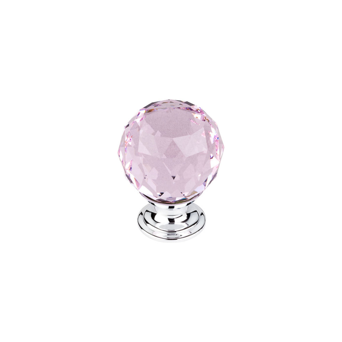 TOP KNOBS Pink Crystal Cabinet Knobs