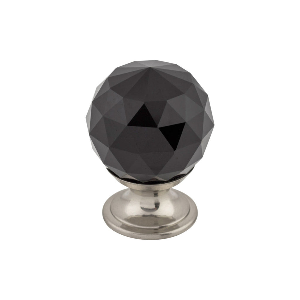 TOP KNOBS Black Crystal Cabinet Knobs