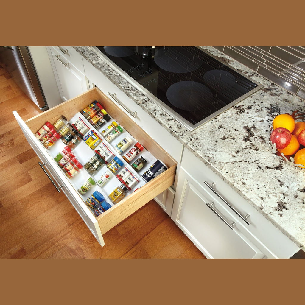 REV-A-SHELF  ST50 Series Polymer Trim to Fit Drawer Insert Spice Organizer