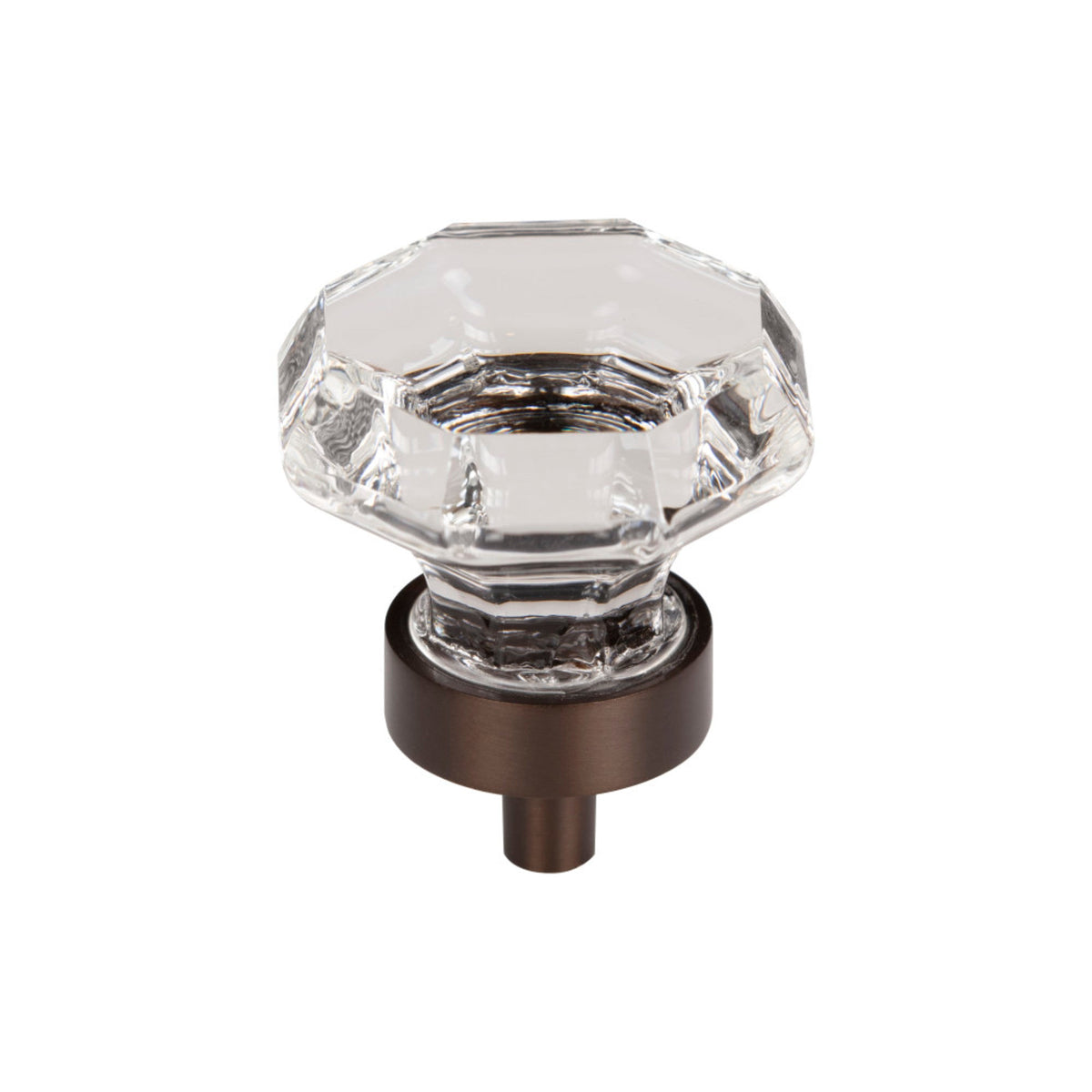 TOP KNOBS Clear Octagon Crystal Cabinet Knob