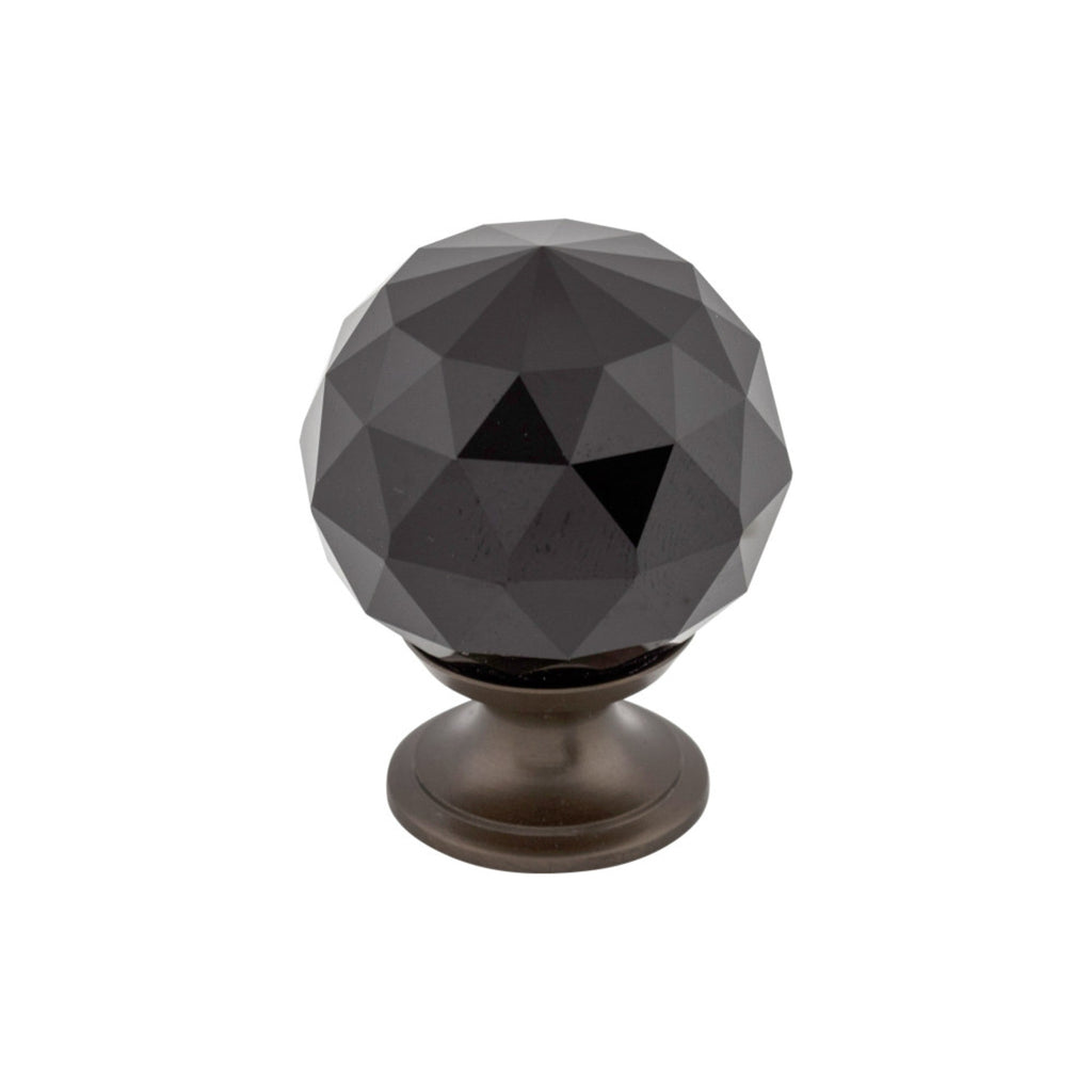 TOP KNOBS Black Crystal Cabinet Knobs