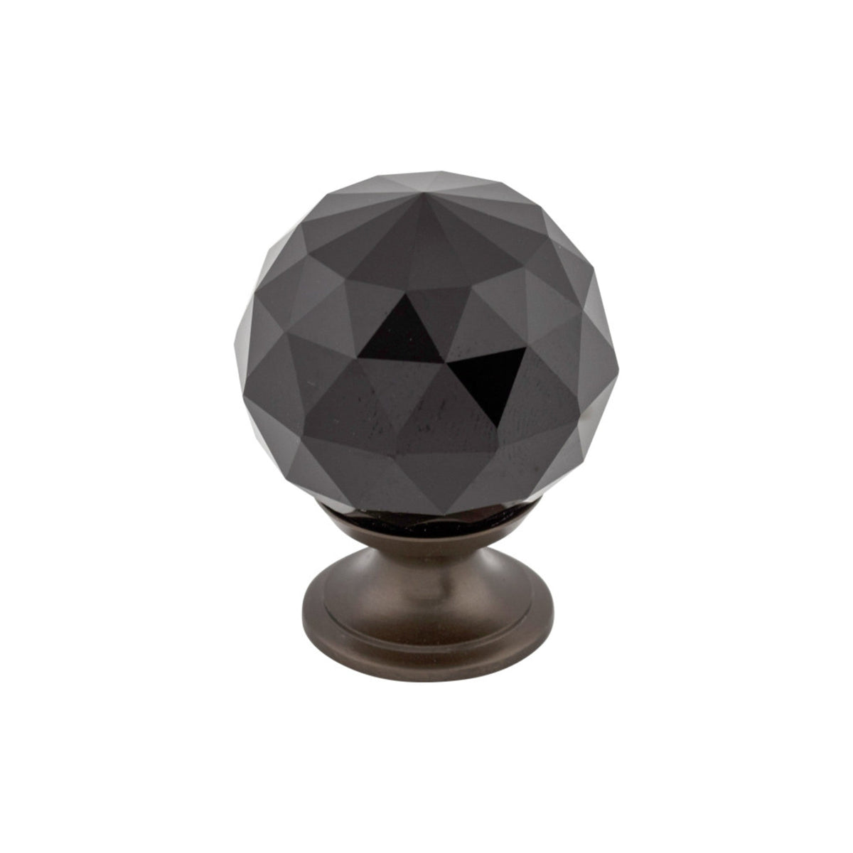 TOP KNOBS Black Crystal Cabinet Knobs