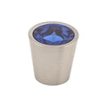 TOP KNOBS Blue Crystal Center Cabinet Knobs