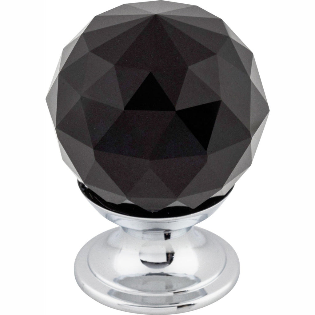 TOP KNOBS Black Crystal Cabinet Knobs