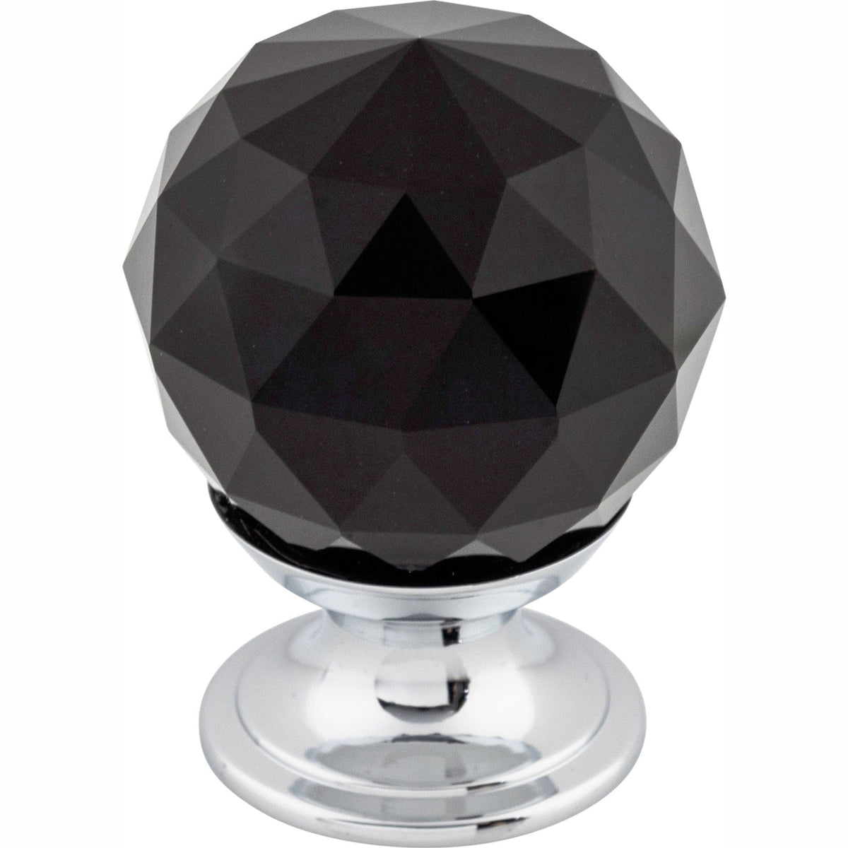 TOP KNOBS Black Crystal Cabinet Knobs
