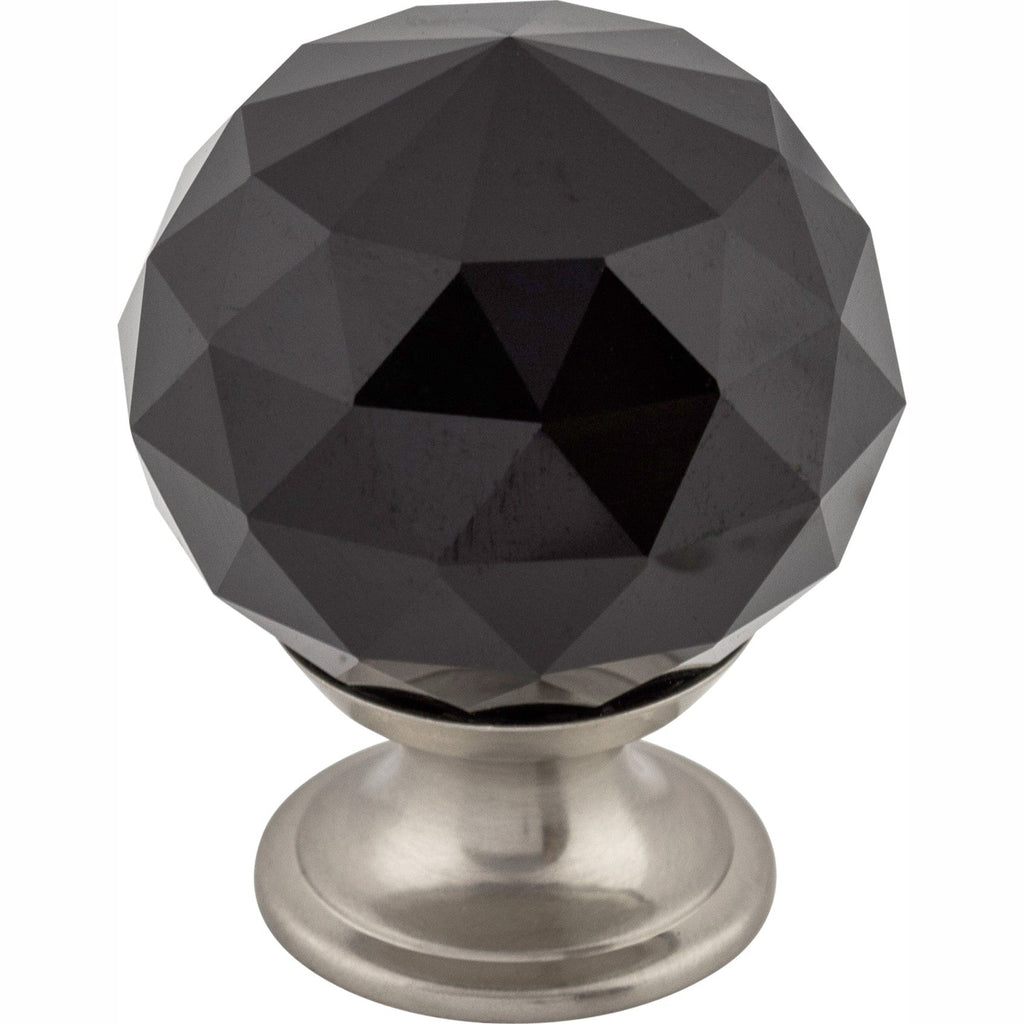 TOP KNOBS Black Crystal Cabinet Knobs
