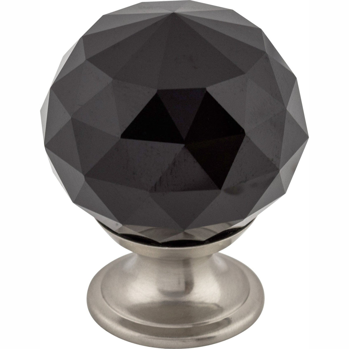 TOP KNOBS Black Crystal Cabinet Knobs
