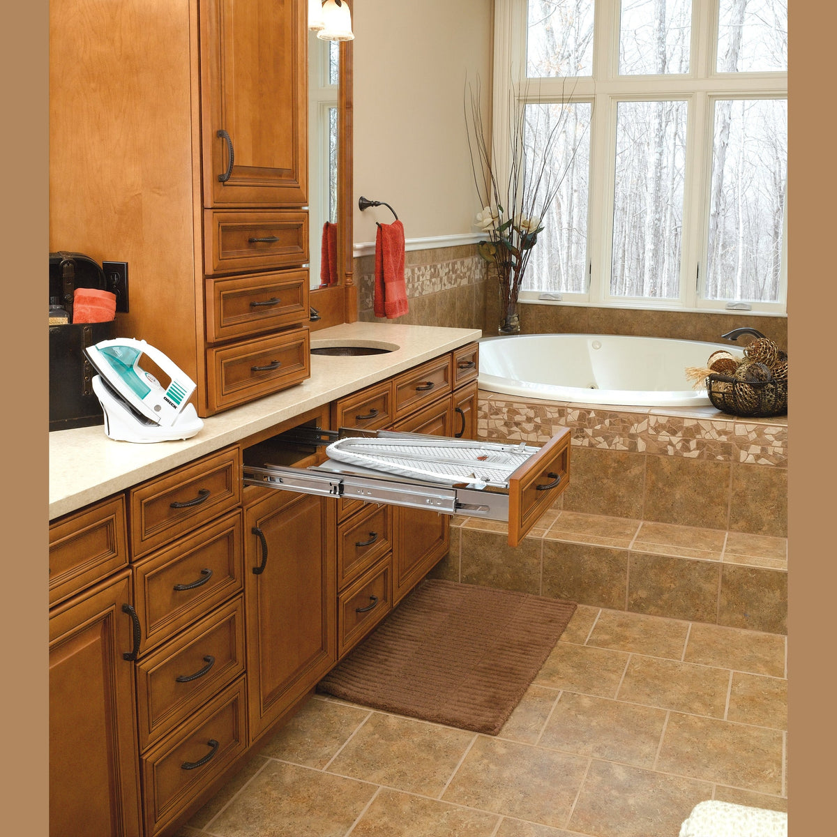 REV-A-SHELF VIB-20CR Vanity Cabinet Pullout Ironing Board