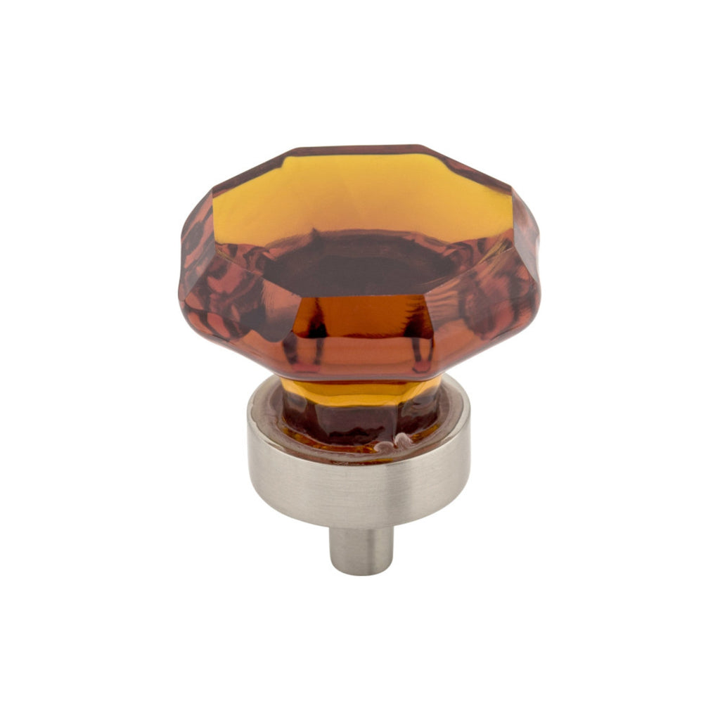 TOP KNOBS Wine Octagon Crystal Cabinet Knob