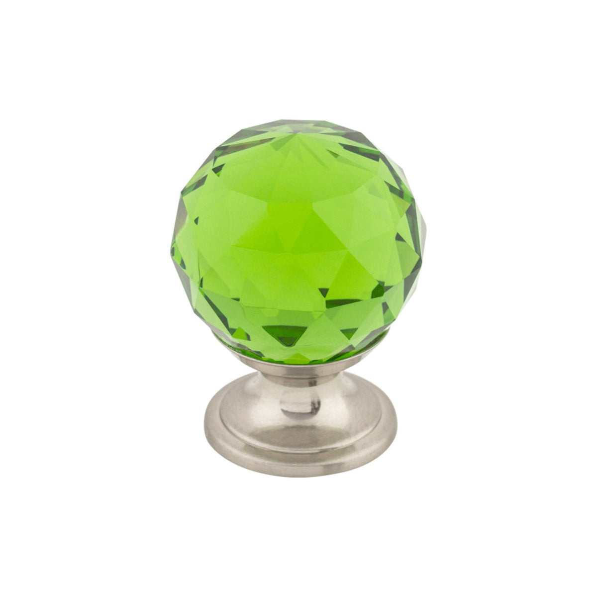 TOP KNOBS Green Crystal Cabinet Knobs