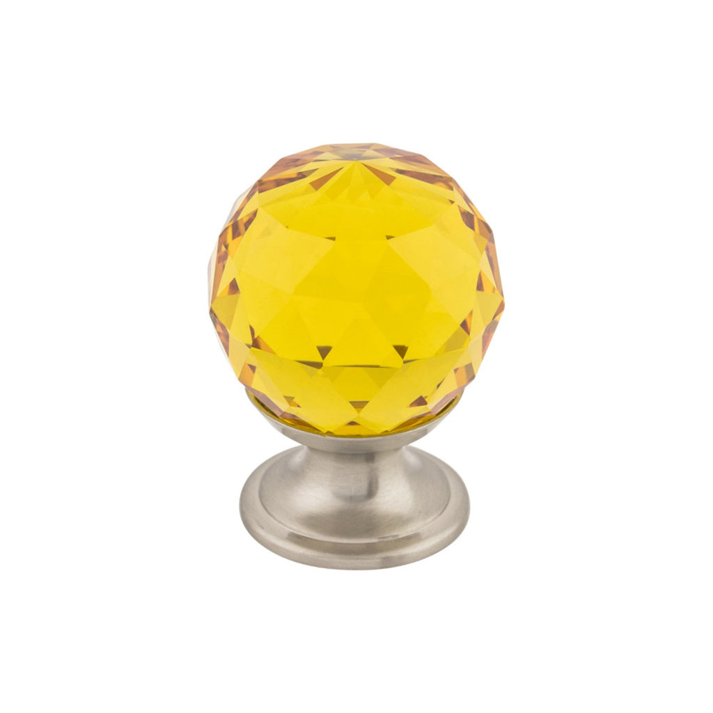 TOP KNOBS Amber Crystal Cabinet Knobs