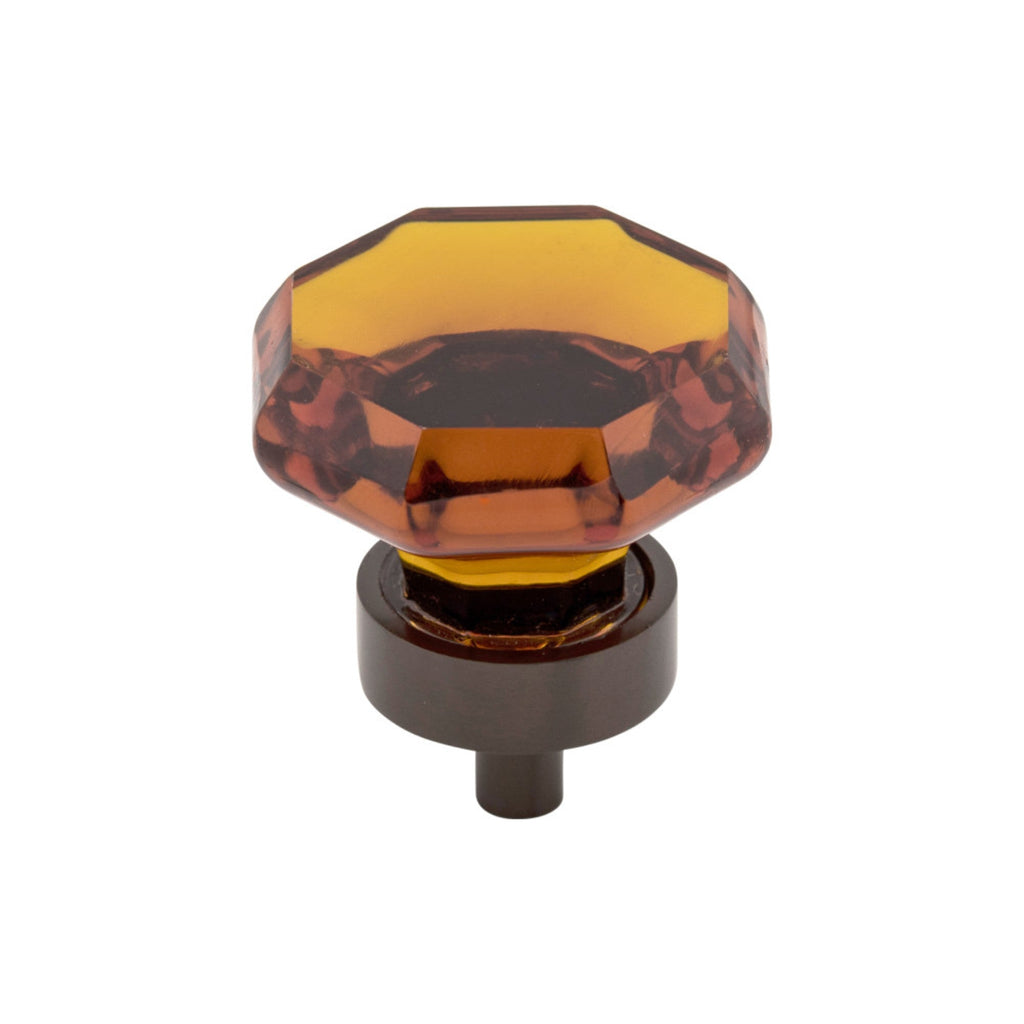 TOP KNOBS Wine Octagon Crystal Cabinet Knob